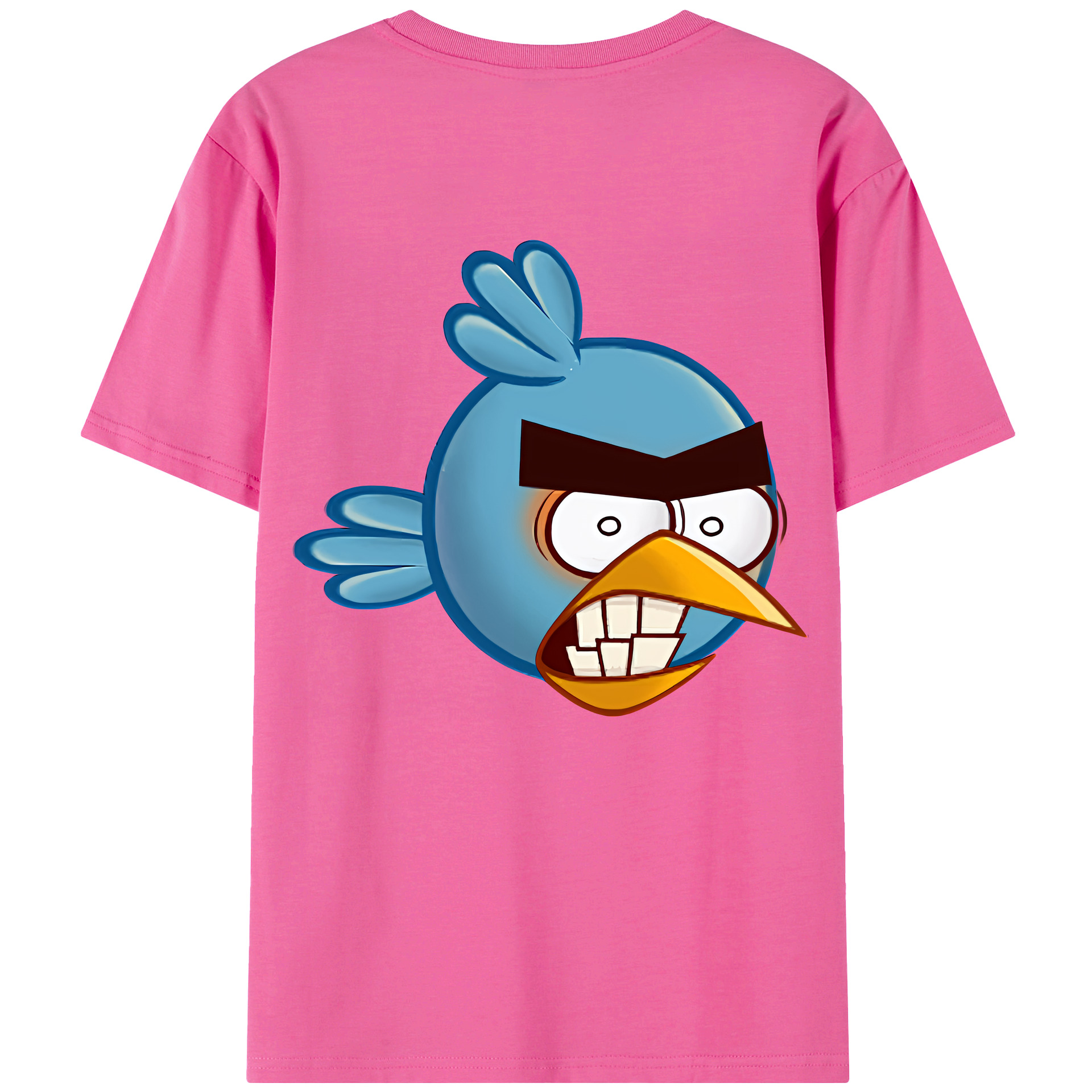 （画像用） Angry Birds アングリーバード レディース半袖Tシャツ(バックプリント)